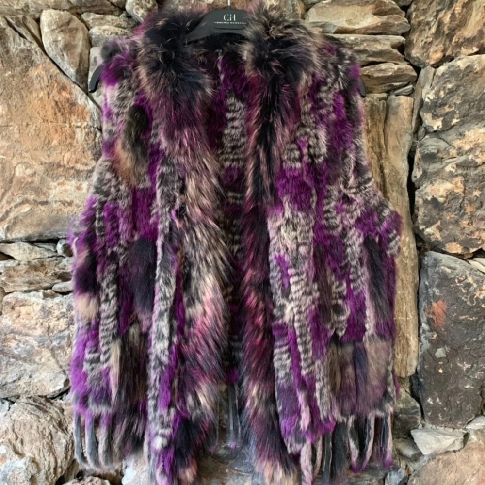 Fashion real fur vest